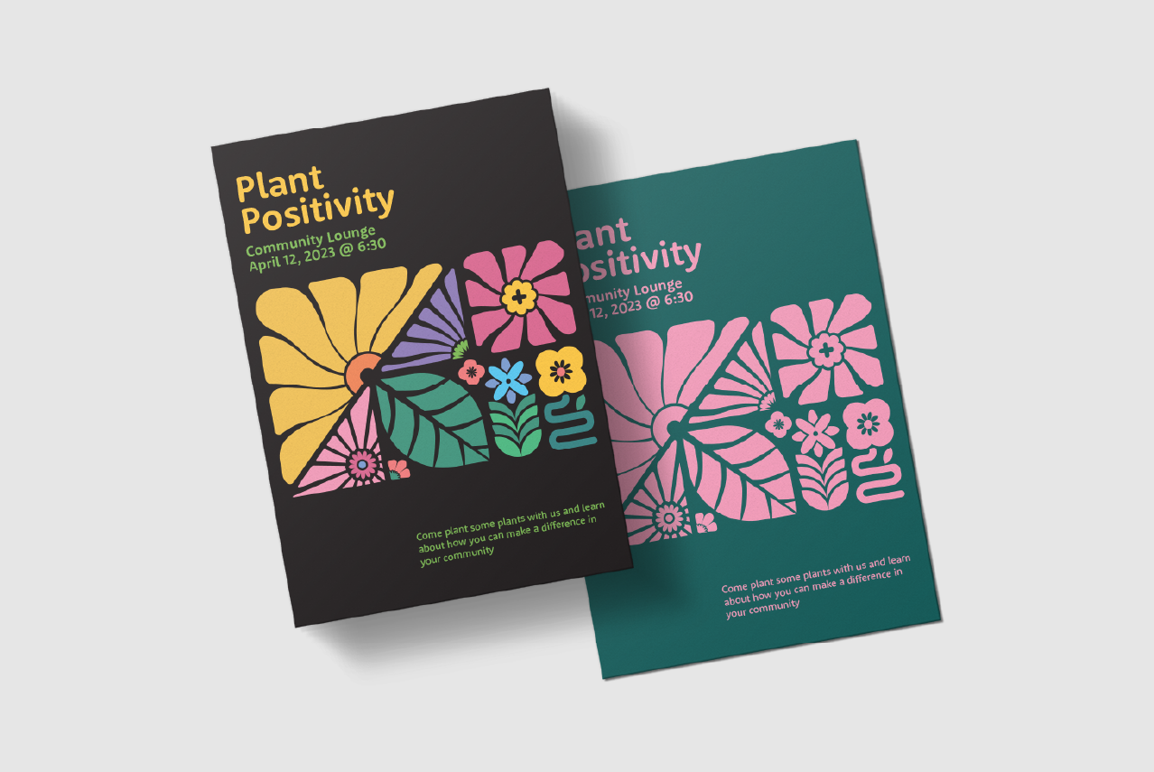 Plant Positivity event posters